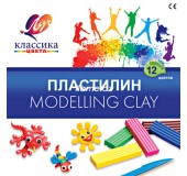 Plastilin Луч Классика цвета, 12 rəng
